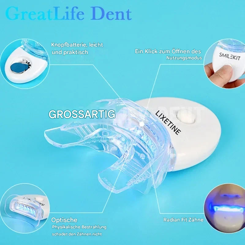 Zahnaufhellungsset (Blaulicht-Zahnaufhellungs-Set inkl. Gel)